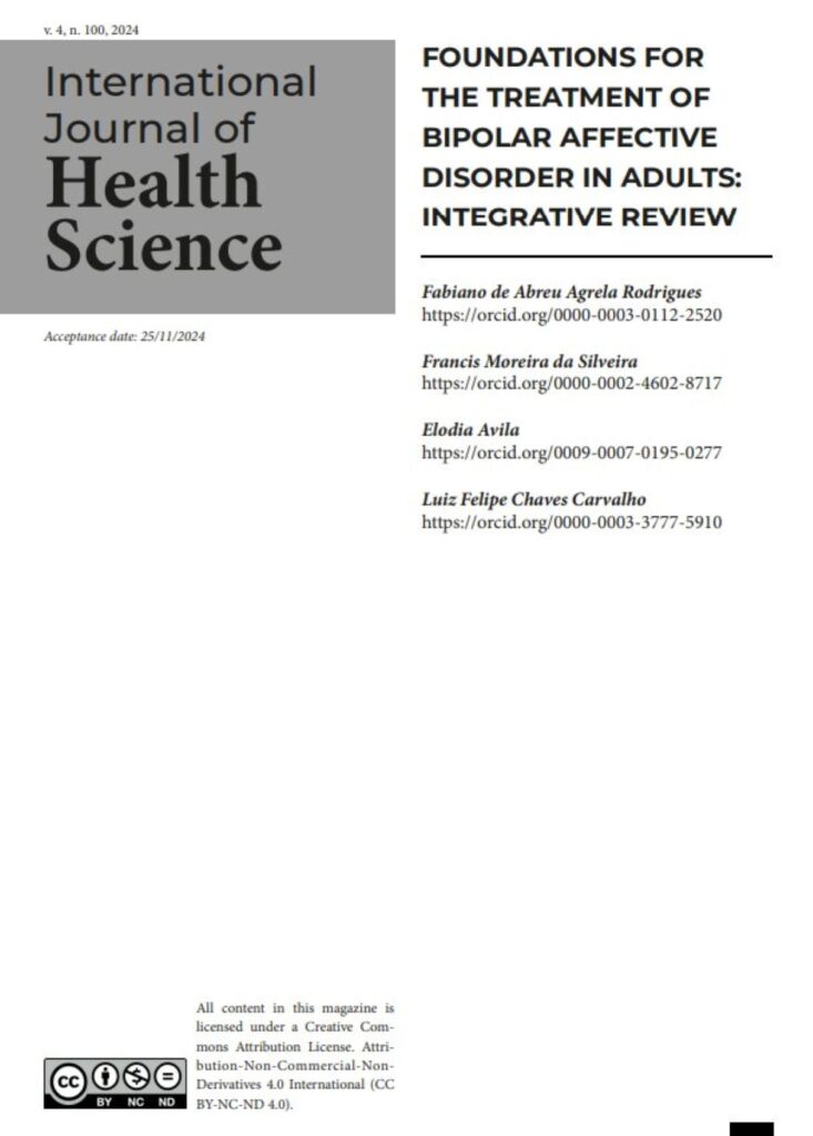 Foundations for the treatment of bipolar affective disorder in adults: integrative review